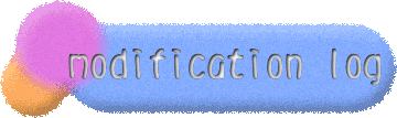 modification log